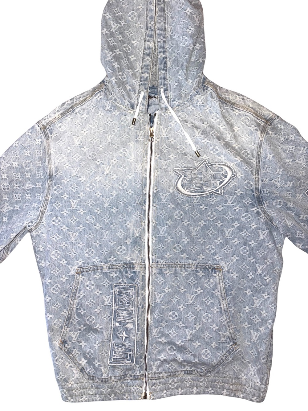 LOUIS VUITTON X NBA DENIM JACKET
